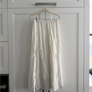 Brandy Melville White Maxi Skirt